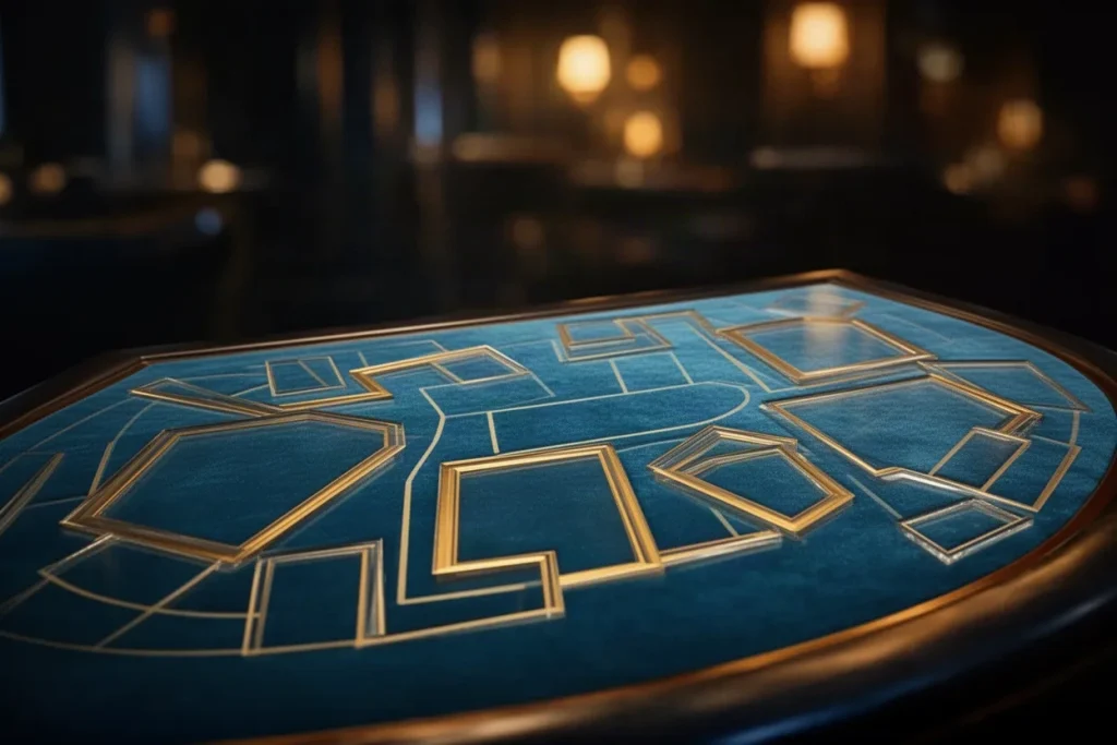 Ảnh minh hoạ mặt bàn baccarat cho mục luật chơi casino F8BET