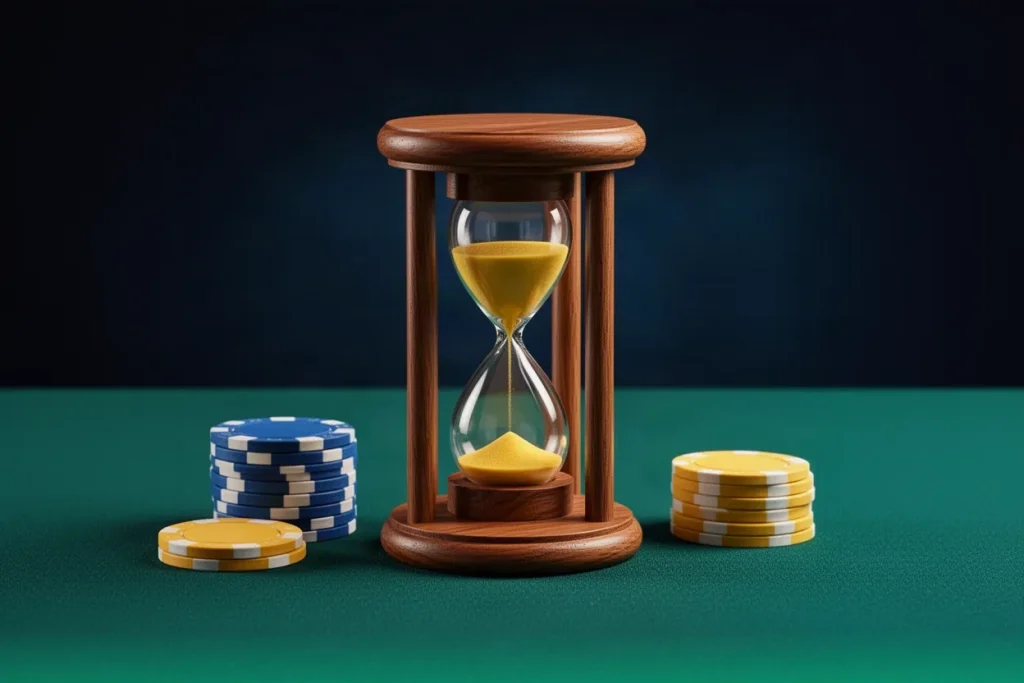 Ảnh minh hoạ đồng hồ cát cho mục kinh nghiệm game bài F8BET