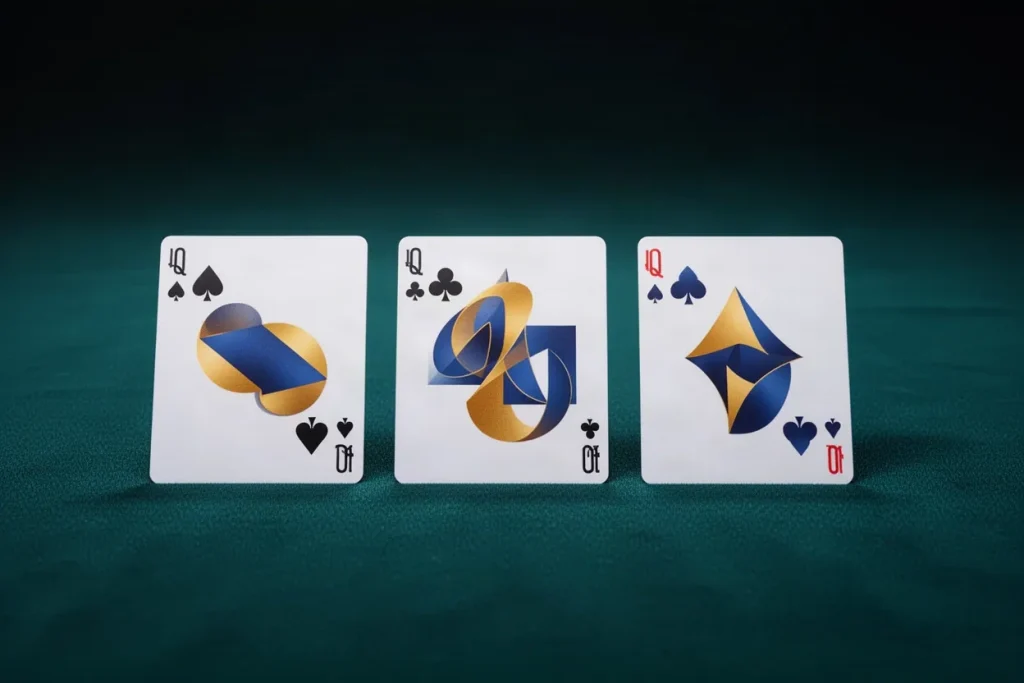 Ảnh minh hoạ bốn quân bài ngửa cho mục luật chơi game bài F8BET